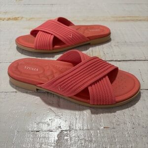 Vivaia Paige Arch Pro Slide Sandals EU size 37‎ US size 6.5 Salmon Pink Flats